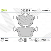 Brake pads for disc brakes