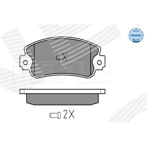 BRAKE PADS FOR DISC BRAKES - 0