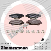 Brake pads for disc brakes