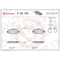 Brake pads for disc brakes