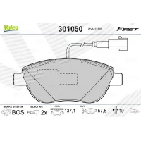 Brake pads for disc brakes