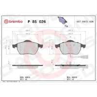 Brake pads for disc brakes