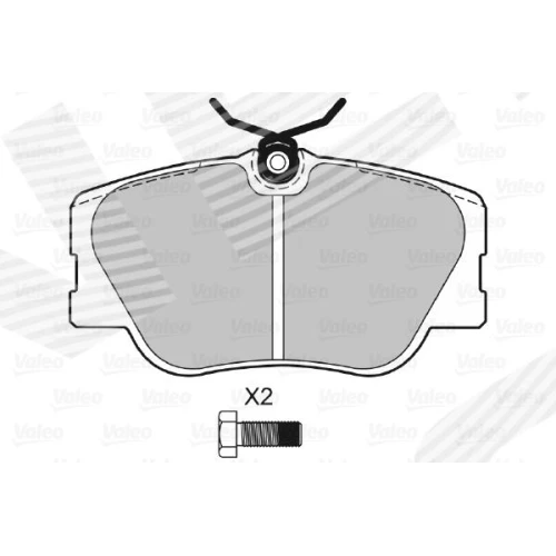 BRAKE PADS FOR DISC BRAKES - 1