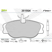 Brake pads for disc brakes