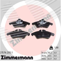 Brake pads for disc brakes