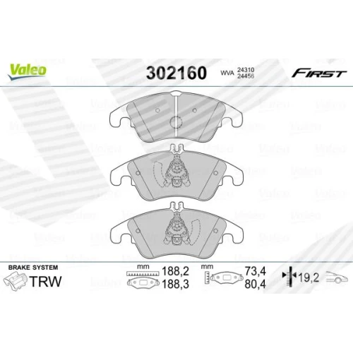 BRAKE PADS FOR DISC BRAKES - 0