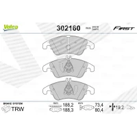 Brake pads for disc brakes