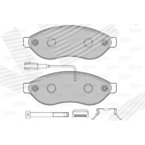 BRAKE PADS FOR DISC BRAKES - 1