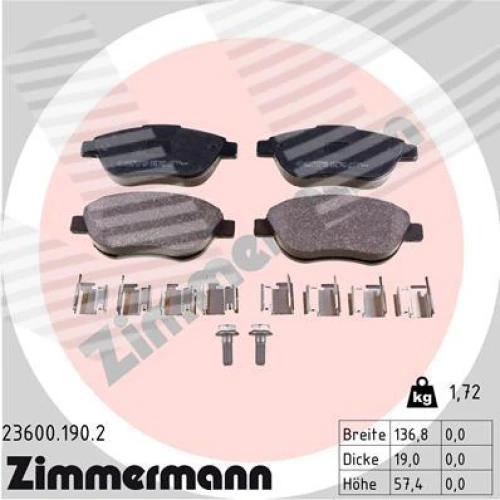 BRAKE PADS FOR DISC BRAKES - 0