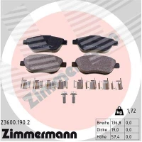 Brake pads for disc brakes