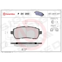 Brake pads for disc brakes