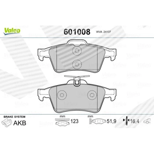 BRAKE PADS FOR DISC BRAKES - 0