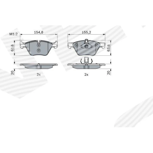 BRAKE PADS FOR DISC BRAKES - 6