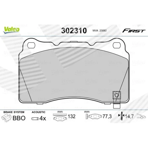 BRAKE PADS FOR DISC BRAKES - 0