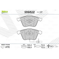 Brake pads for disc brakes