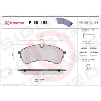 Brake pads for disc brakes