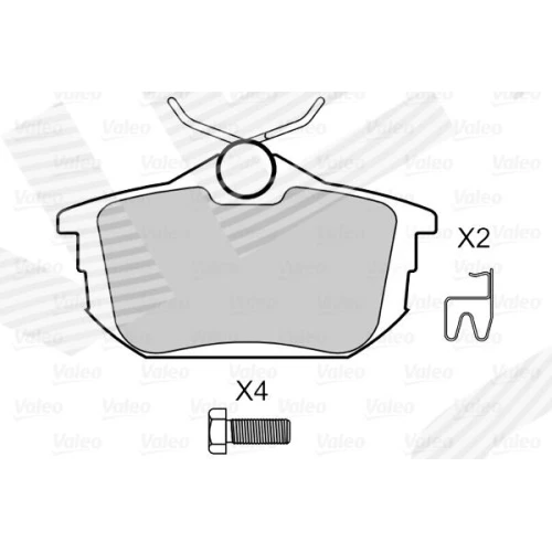 BRAKE PADS FOR DISC BRAKES - 1