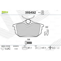 Brake pads for disc brakes