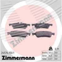 Brake pads for disc brakes