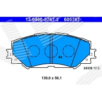 Brake pads for disc brakes