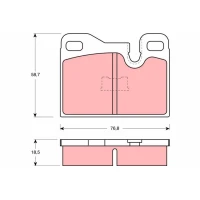 Brake pads for disc brakes