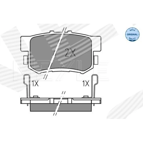 BRAKE PADS FOR DISC BRAKES - 0