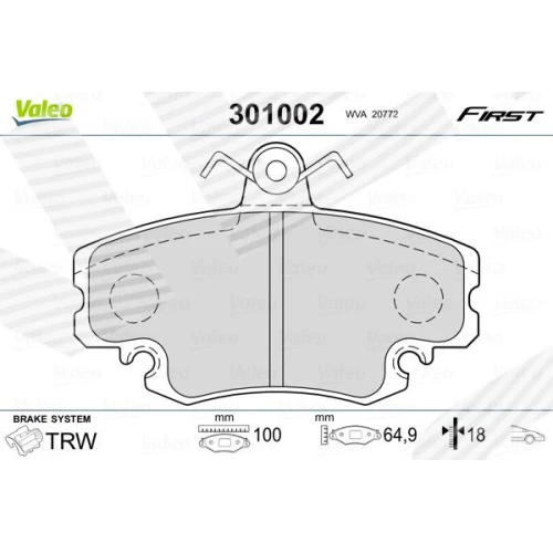 BRAKE PADS FOR DISC BRAKES - 0