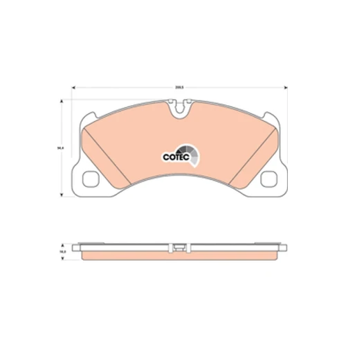 BRAKE PADS FOR DISC BRAKES - 0