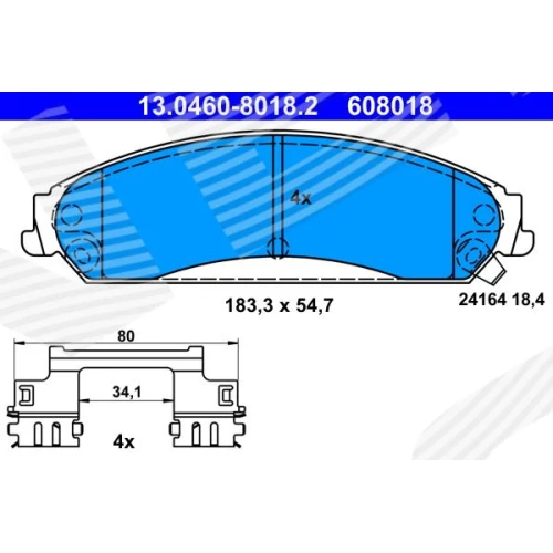 BRAKE PADS FOR DISC BRAKES - 0