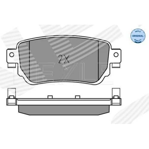 BRAKE PADS FOR DISC BRAKES - 1