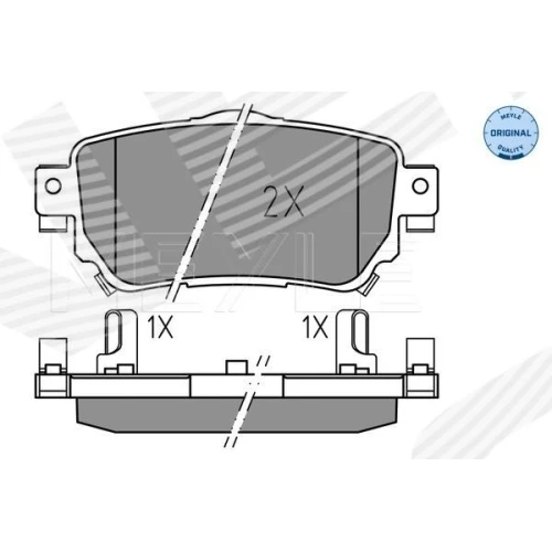 BRAKE PADS FOR DISC BRAKES - 0