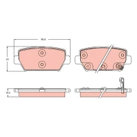 Brake pads for disc brakes