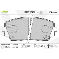 Brake pads for disc brakes