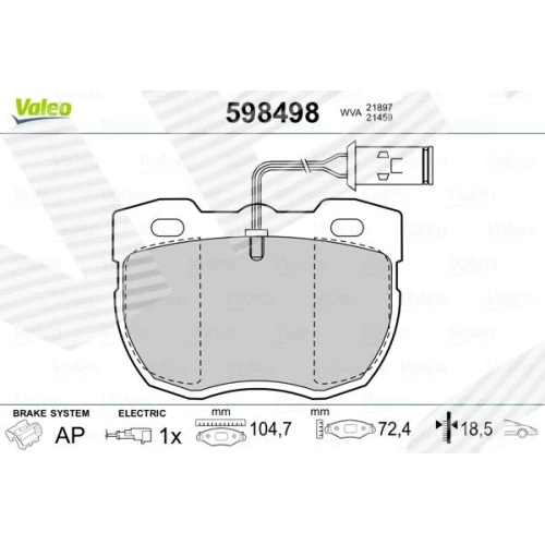 BRAKE PADS FOR DISC BRAKES - 0