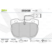 Brake pads for disc brakes