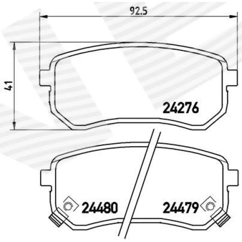 BRAKE PADS FOR DISC BRAKES - 0