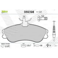 Brake pads for disc brakes