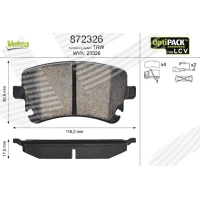 Brake pads for disc brakes