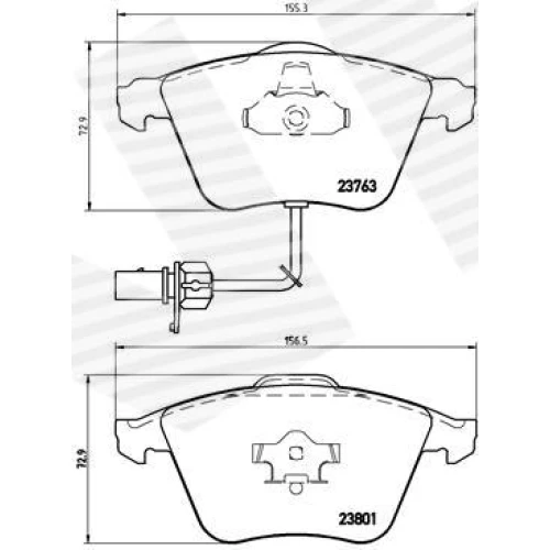 BRAKE PADS FOR DISC BRAKES - 0