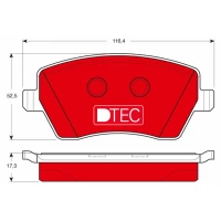 Brake pads for disc brakes