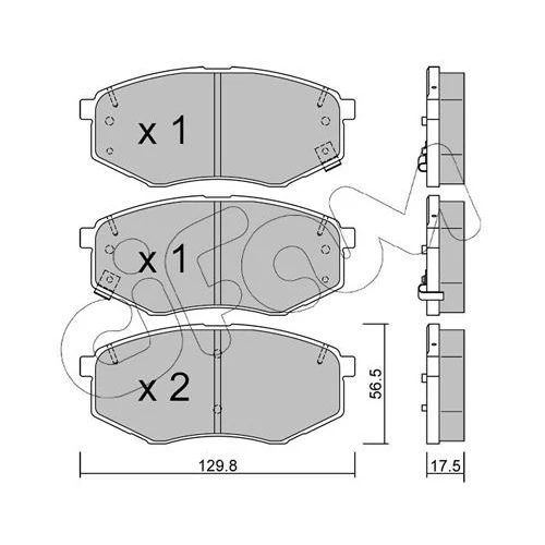 BRAKE PADS FOR DISC BRAKES - 0