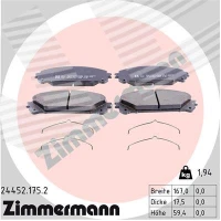 Brake pads for disc brakes