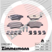 Brake pads for disc brakes