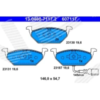 Brake pads for disc brakes