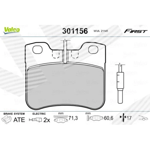 BRAKE PADS FOR DISC BRAKES - 0