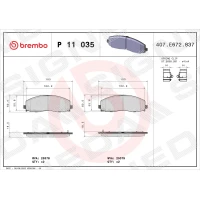 Brake pads for disc brakes