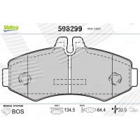 Brake pads for disc brakes