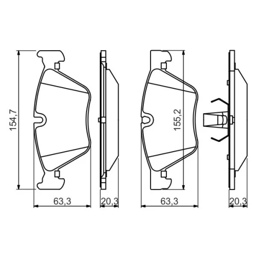 BRAKE PADS FOR DISC BRAKES - 6