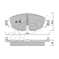 Brake pads for disc brakes