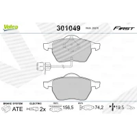 Brake pads for disc brakes